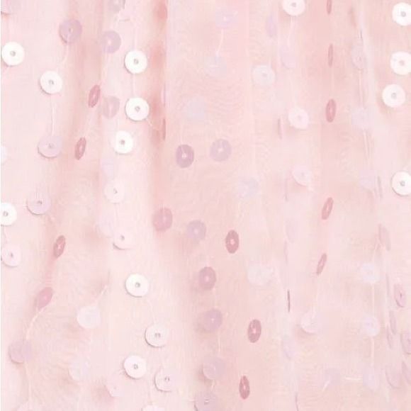 Cinq a Sept Jae Dress Pink Quartz Sequin Ruffle Party Prom size 8 - Picture 5 of 12